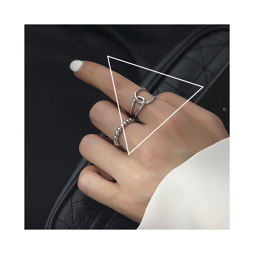(Platine)ul 925 Silverool Design de bijoux minimaliste réglable