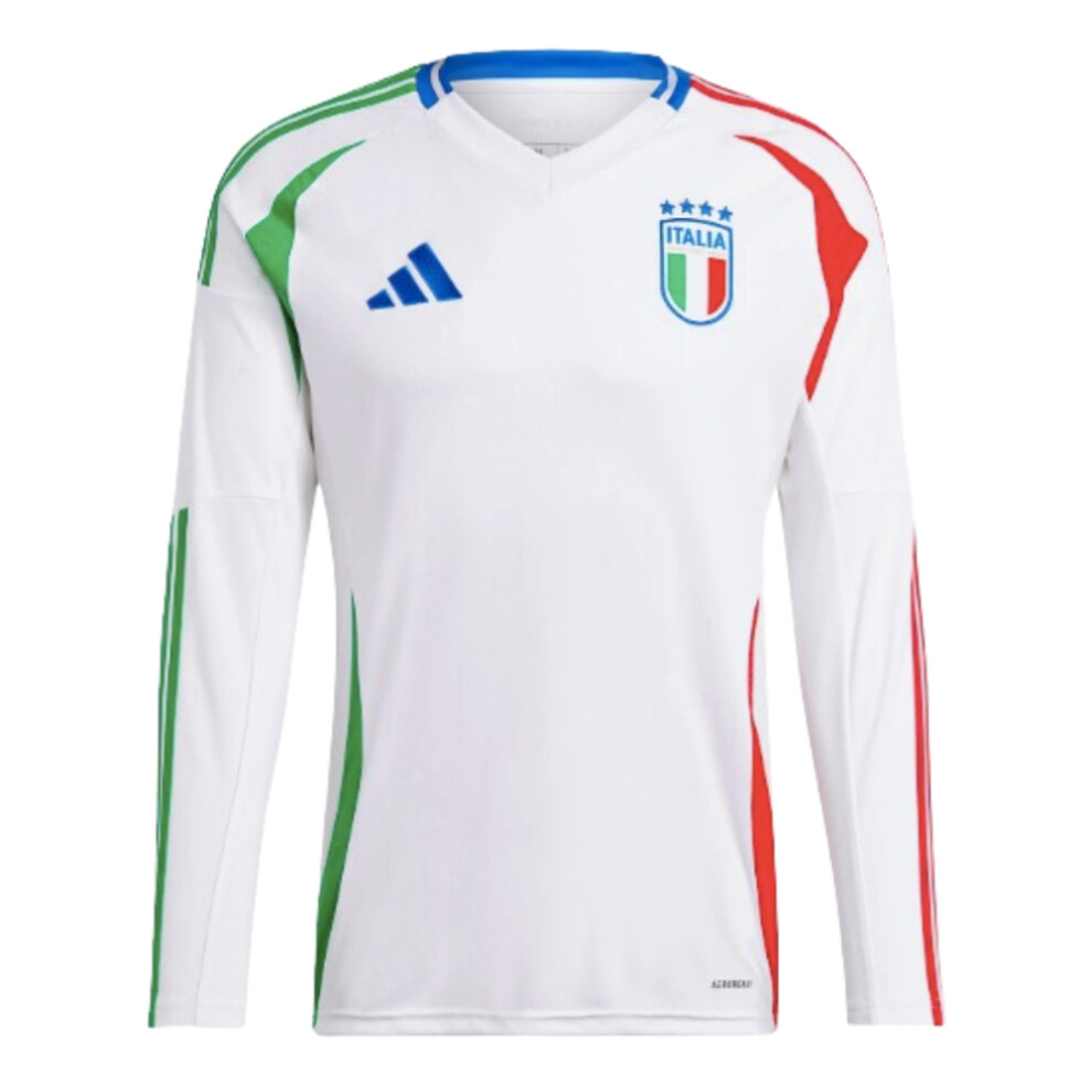 Adidas (M) 2024-2025 Italy Long Sleeve Away Shirt