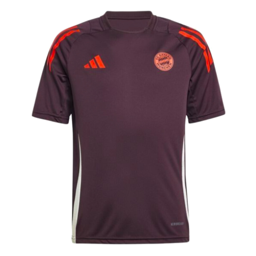 (MB) 2024-2025 Bayern Munich Training Tee (Shadow Maroon) - Kids