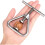 Nut cracker stainless steel nutcracker tool suitable for all nuts, black walnuts, macadamia nuts 4
