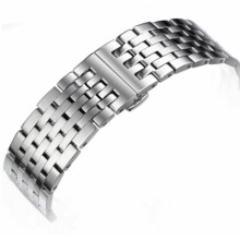 (Silber, T063-20MM-Chrono) 20 mm Tradition Chronograph Serie und Uhrenteile männlich massiv Edelstahl