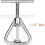 Nut cracker stainless steel nutcracker tool suitable for all nuts, black walnuts, macadamia nuts 3