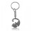 2 Pcs Black And White Matching Puzzle Cat Couples Keychain 3