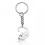 2 Pcs Black And White Matching Puzzle Cat Couples Keychain 4