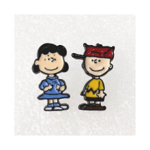 (Snoopy G) Cartoon Snoopy Charlie Studen Girl Korean Love Drop Glaze Ästhetisches Alltagsleben Minimalistischer