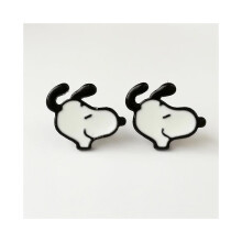(Snoopy I) Cartoon Snoopy Charlie Studen Girl Koreanische Liebe Tropfenglasur Ästhetik Alltag Minimalistischer