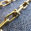 Statement Gold Chainy U-Link Geometrische Kette 4