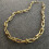 Statement Gold Chainy U-Link Geometrische Kette 3