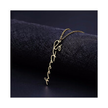 (Weiß, 50cm) ndantlized Schmuck Männer Typenschild Anhänger Halsketten Frauen Gif
