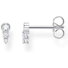 Damen Single Ohrstecker Silber 925 Sterling Silber