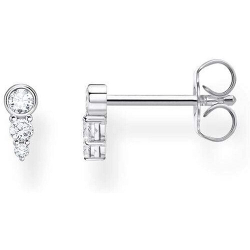 Damen Single Ohrstecker Silber 925 Sterling Silber