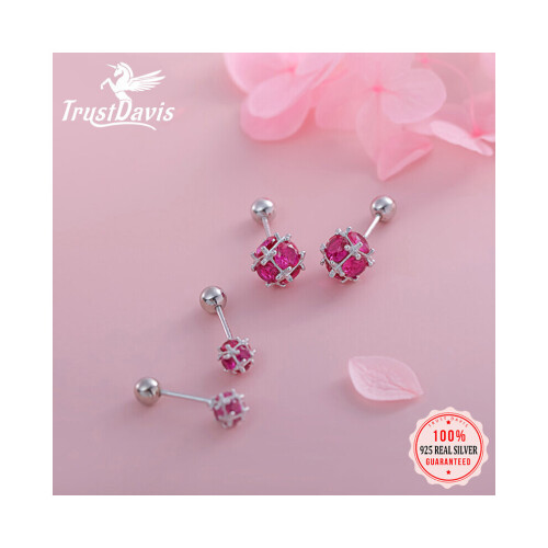 TrustDavisg Silberperlen Studenrls Minimalistischer Schmuck H080 1