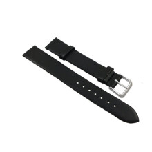 16 mm Uhrenarmband aus weichem Kalbsleder in Silber