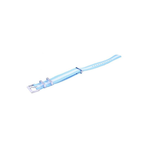 22 mm Men Argentinattern Polyester Strap, Blue