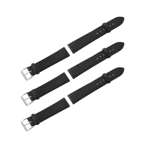 3X 20mm PU Leder Farbe Schwarzracelet 1