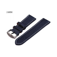24Mm Lederarmband Uhrenarmband Weiß Blackands