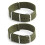 2X Watch Strap Band Nylon Canvas Divers Green Width:18mm 1