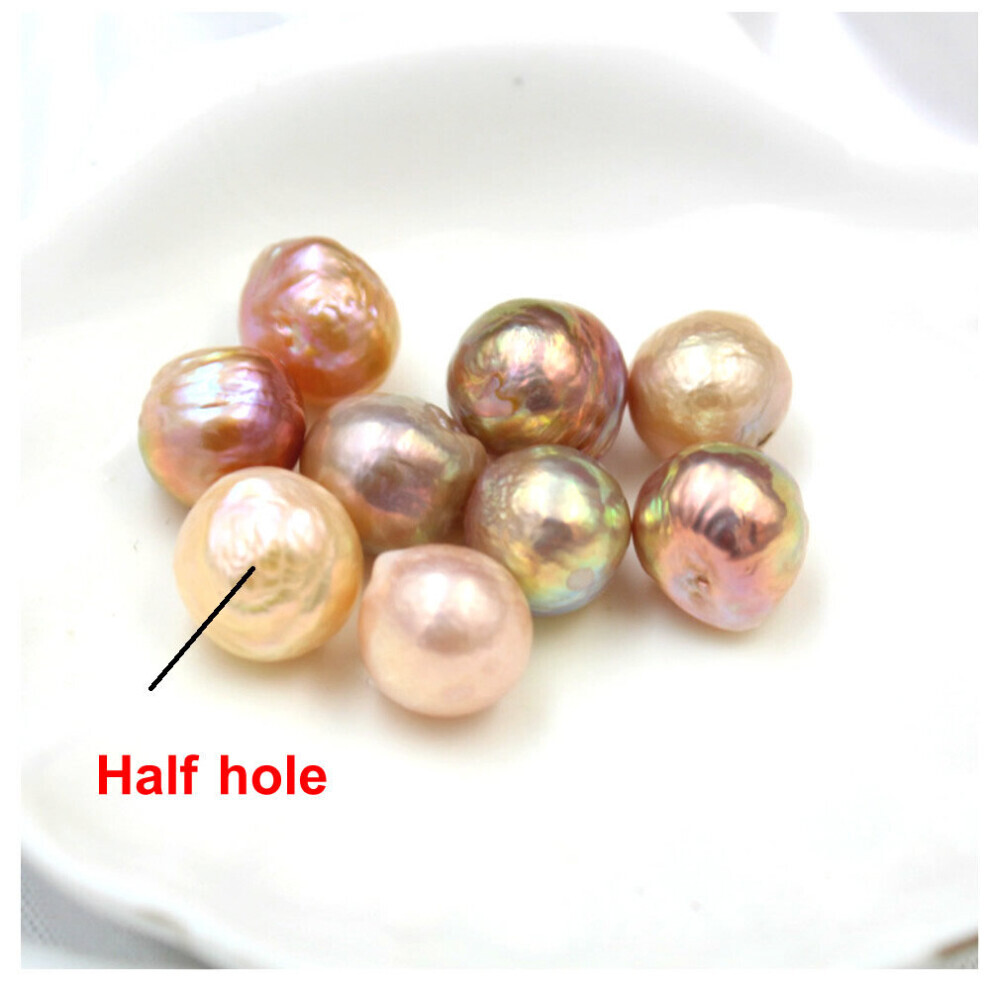 Perle d'eau douce naturelle, perles violettes démoniaques, bijoux, accessoires DIY