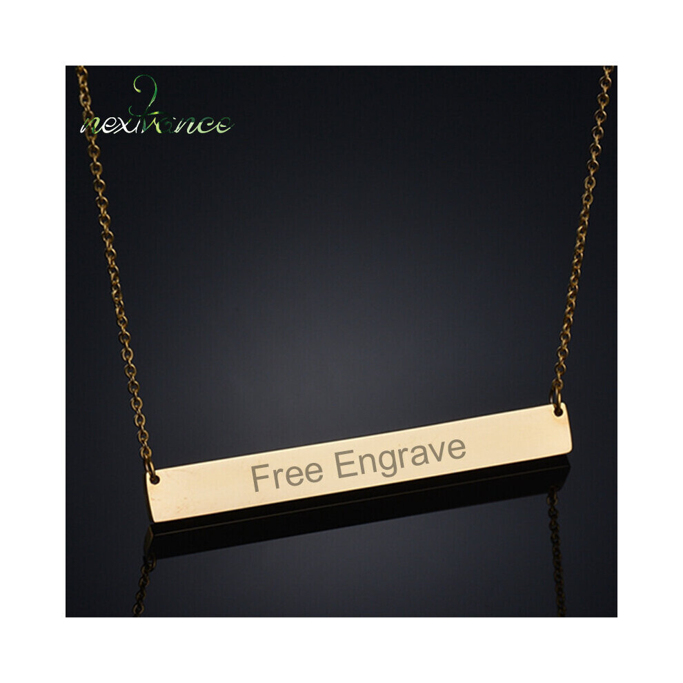 Pendentifs et colliers avec plaque nominative pour un cadeau personnalisé