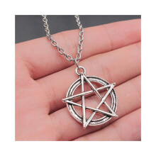 Pentagramm Anhänger Lange Kette Jewelryen Und Männer