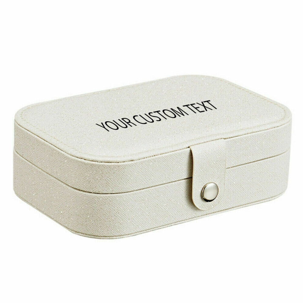 Organisateur de bijoux personnalisé, présentoir, étui à bijoux de voyage, boîtes, boîte à boutons, rangement