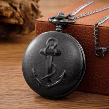 Pirate Anchor Quarzt taskukelloketju kaulakoru