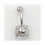925Bauchnabelringe Clearings Belly 3