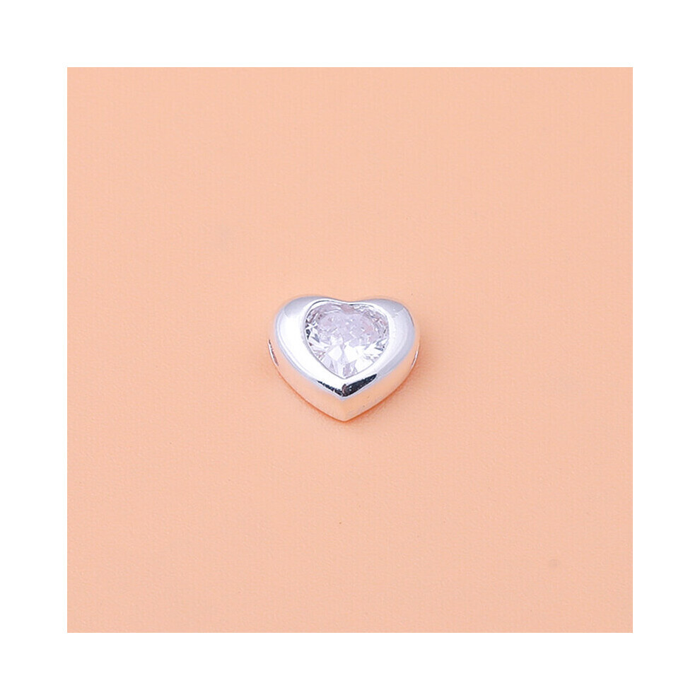 Perles d'amour colorées 925, accessoires de bricolage