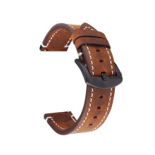 Retro Echtleder Uhrenarmband Rindsleder 22mm