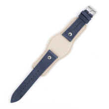 Retro Herren Armbanduhr Band 22mm Weiche Leder Manschette Watchtrap