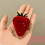 Ringbox Rot Erdbeere Schmuck Ring Mini Box Mädchen Geschenk 5