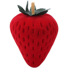 Boîte à bagues rouge fraisée, mini boîte à bagues, cadeau pour fille