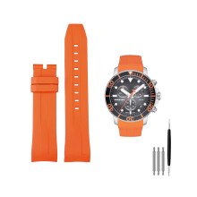 Gummi Sport Strap Forrved Wasserdichte Diving20417A Männer Ersatz Gürtel Armband