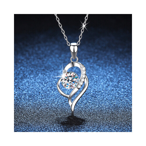S9251CT D Moissaniteo-Hart Moissanite Hanger Sieraden 2