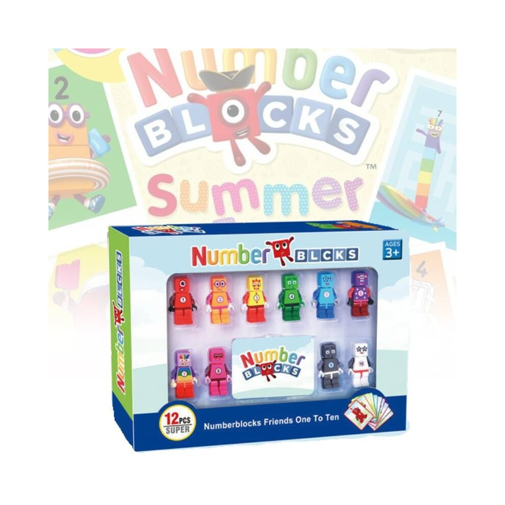 Figures Numberblocks Action Model Building Blocks Toy Diy Educational Gift Kids