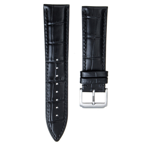 Bakeey Leather Watch Band Croco Deployment Clasp Spring Bars 1