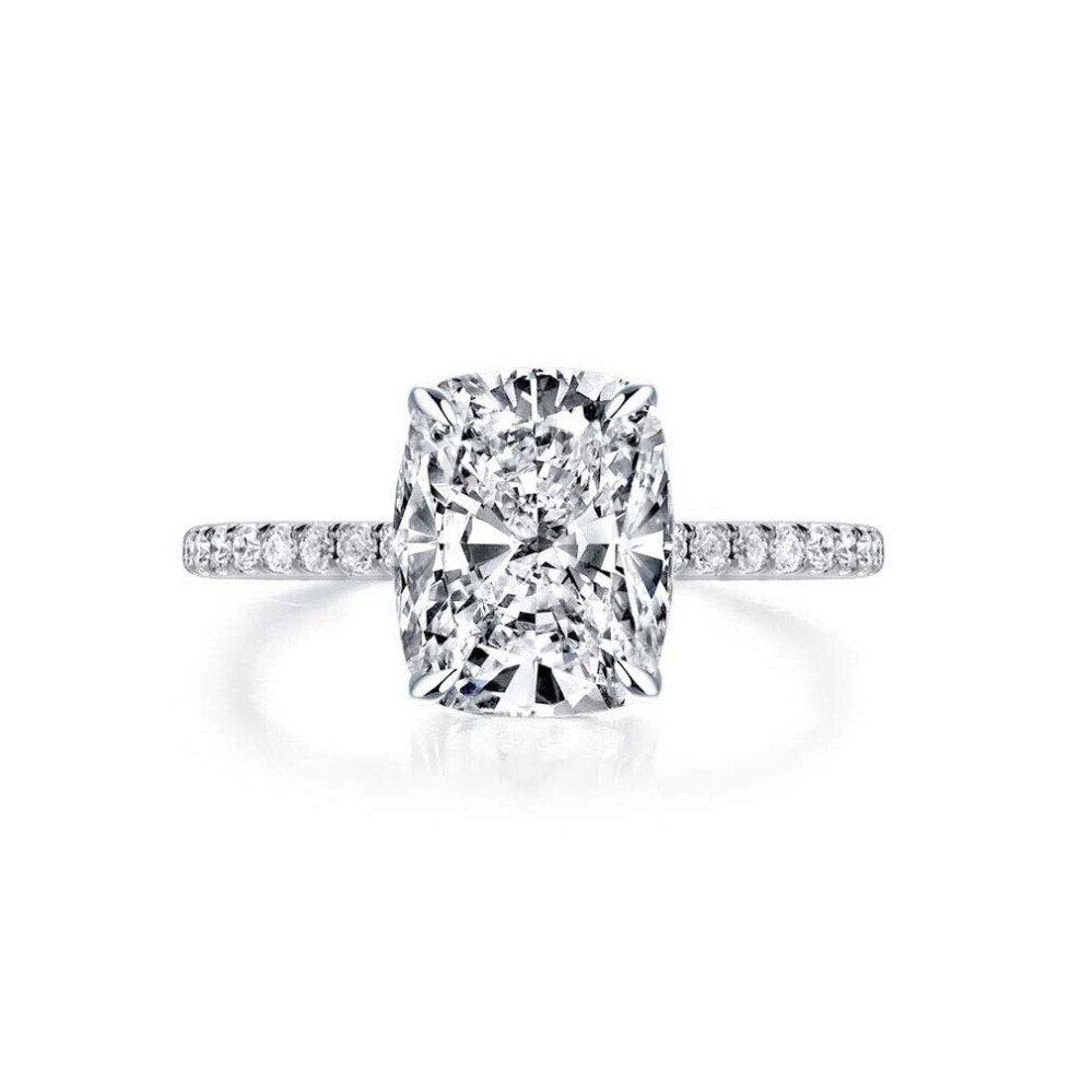 Bagues cubiques allongées en argent sterling 3 carats pour femme (8)
