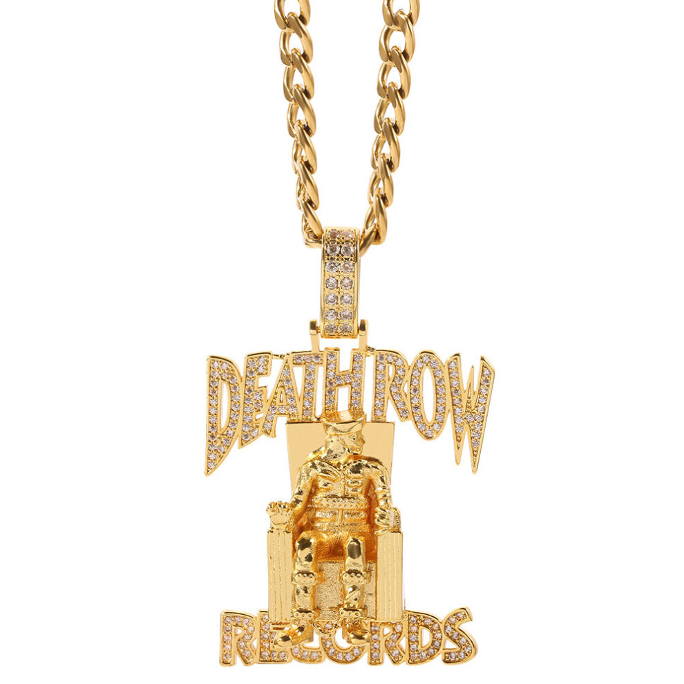 Pendentif Cuban Records en argent et bijoux streetwear