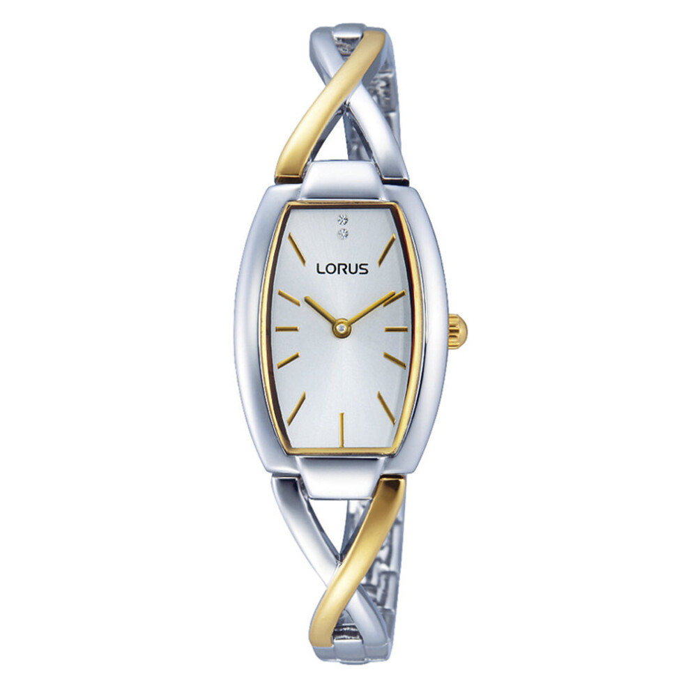 Montre pour femme avec boîtier plaqué palladium et bracelet RRW51EX9