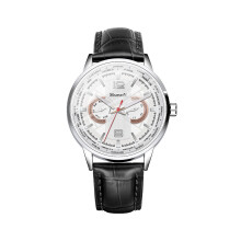 Männer wasserdichtes Lederarmband Produkt anwendbar auf Armband Quarz Herrenuhr
