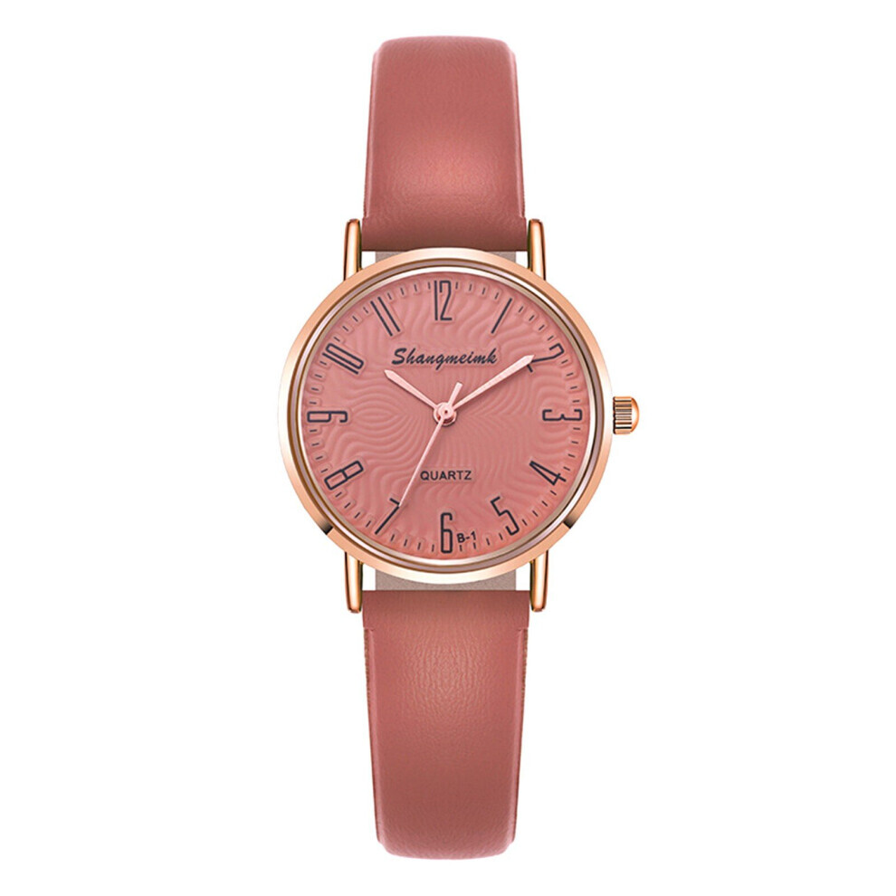 Montre à quartz automatique pour homme, bracelet en cuir, étanche