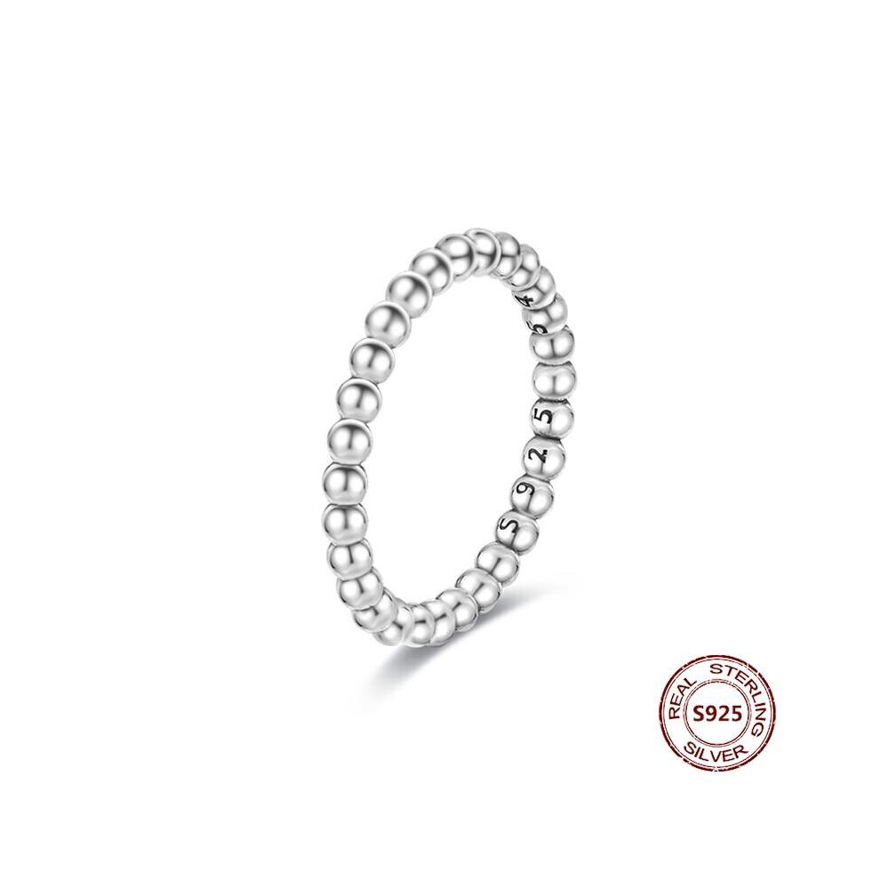 Bagues pour femmes en argent 925 avec zircon cubique et cristal, bagues géométriques empilables, bijoux
