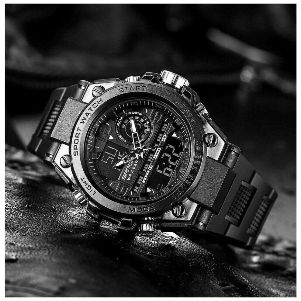 Montres-bracelets numériques à quartz militaires étanches