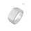 Dije rectangular liso para hombre, joyería personalizada 5