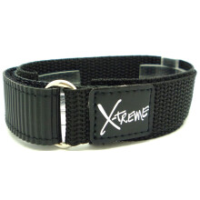Schwarzer Nylon-Klettverschluss für Herren, 20 mm – 412-01
