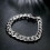 Hohe Männer Schmuck 925Sets 10MM Link Chaint Sets Für 4