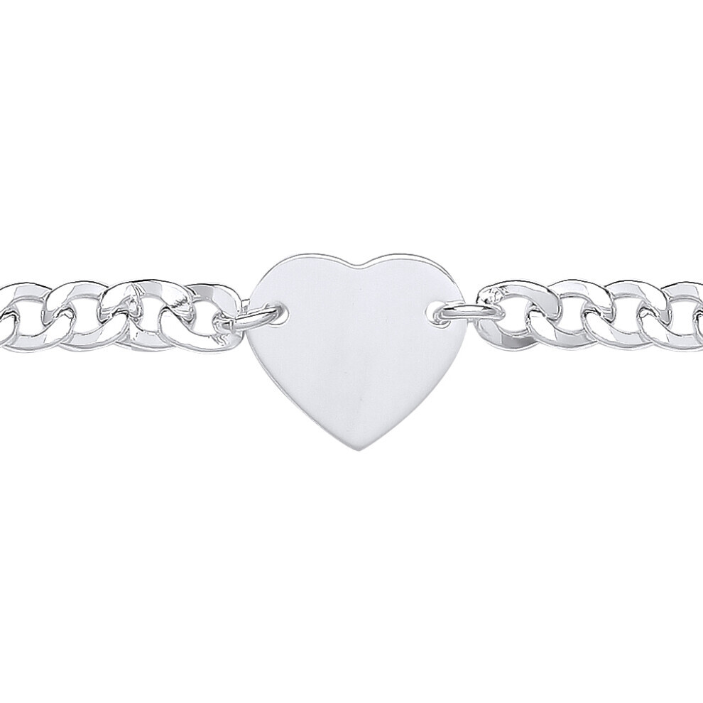 Bracelet Love Heart plaqué rhodium pour femme GVB514