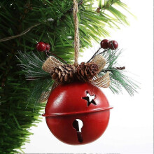 Christmas Bell Hanging Pendant Jingle Bell Painted Bells Christmas Tree Door Hanging Bell Decoration for Christmas Tree Hanging Decorations