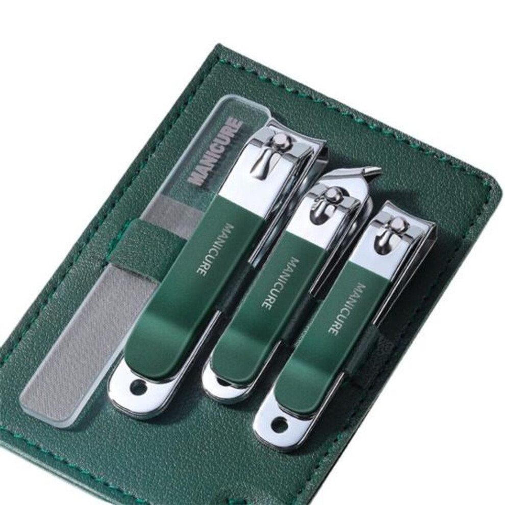 (olive) Burr-free Nail Cutter with High Ornaments and Hardness