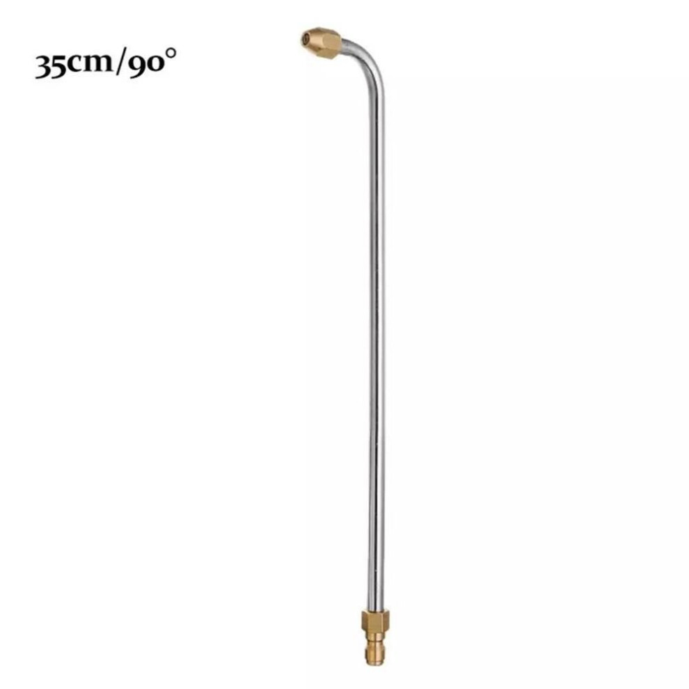 (35cm-90) Auto Cleaning Tool Wash Nozzle Angled Lance Work Efficiency